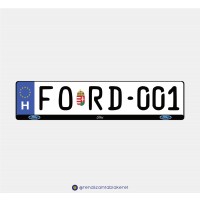 Ford műgyantás rendszámtáblakeret