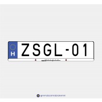 Lada - Zsiguli műgyantás rendszámtáblakeret