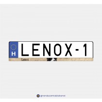 Egyedi állatfotós rendszámtáblakeret