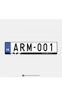 Emporio Armani műgyantás rendszámtáblakeret