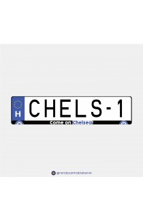 Chelsea műgyantás rendszámtáblakeret
