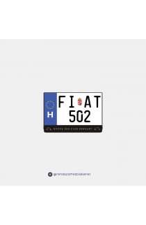 Fiat 500 Club Hungary 3D-s B-típusú keret