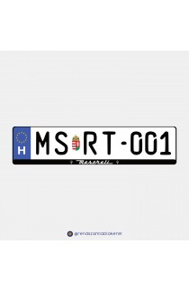 Maserati műgyantás rendszámtáblakeret