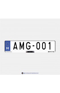 Mercedes AMG műgyantás rendszámtáblakeret