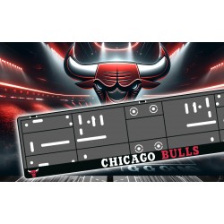 Chicago Bulls szitázott rendszámtáblakeret
