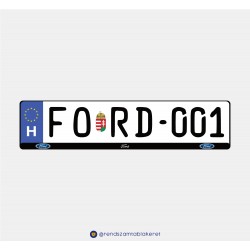 Ford műgyantás rendszámtáblakeret