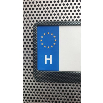 Karbonmintás rendszámtáblakeret