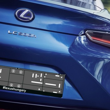#lexushungary rendszámtáblakeret