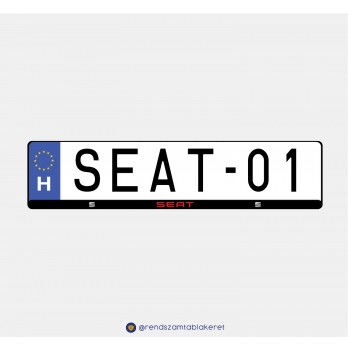 Seat műgyantás rendszámtáblakeret