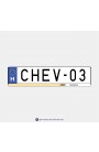 Chevrolet műgyantás rendszámtáblakeret