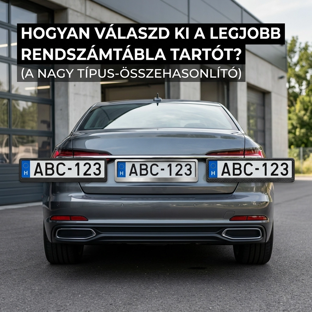 Hogyan válaszd ki a legjobb rendszámtábla tartót? (A nagy típus-összehasonlító)